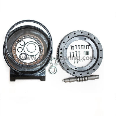 Como a montagem pode otimizar o desempenho do acionamento giratório?