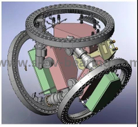 Rolamento de giro XZWD para turbina de energia eólica 