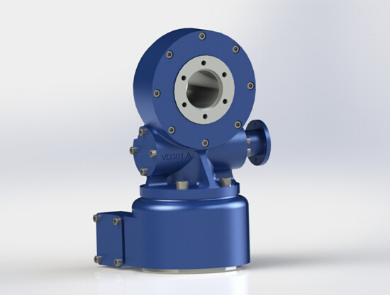 Acionamento girat&oacute;rio para sistema de rastreamento solar de eixo duplo