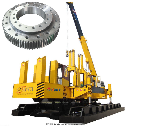 rolamento de giro do guindaste