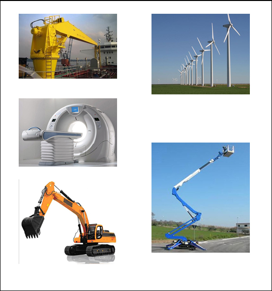 Rolamentos girat&oacute;rios de esferas de contato de 4 pontos com entrega r&aacute;pida