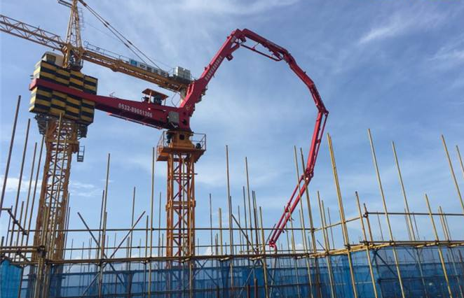 Rolamento de giro do distribuidor de concreto