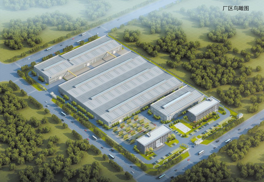 Xuzhou Wanda rolamento de giro co., ltd cerimônia de início da nova fábrica um sucesso total