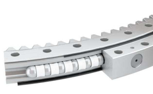 Rolamento girat&oacute;rio de esferas de carreira &uacute;nica de alta qualidade