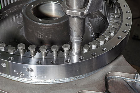 Rolamento de giro de guindaste offshore