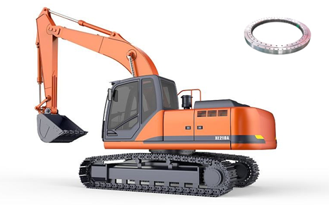 rolamento da plataforma girat&oacute;ria da escavadeira